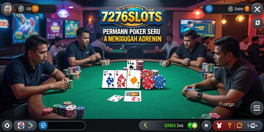 Tampilan screenshot gameplay seru 7276SLOTS di luar ruangan.