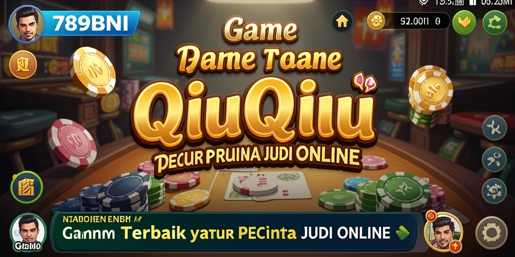 Screenshot utama 789BNI yang menampilkan permainan QiuQiu yang seru.