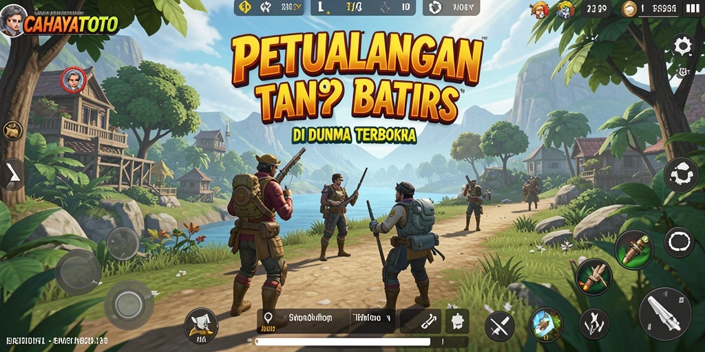 Tampilan menakjubkan dari dunia terbuka CAHAYATOTO.