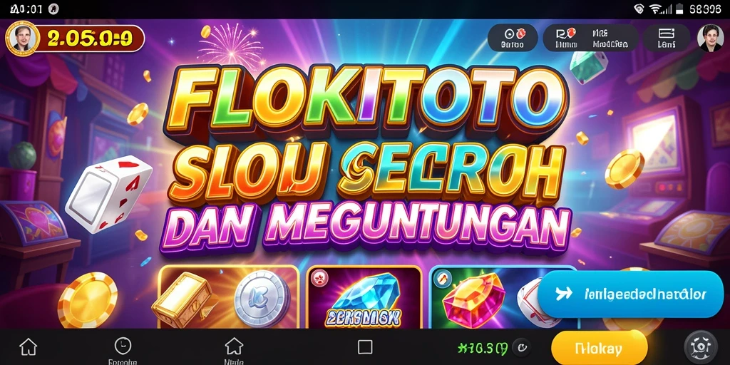 Screenshot gameplay menarik dari permainan slot FLOKITOTO.