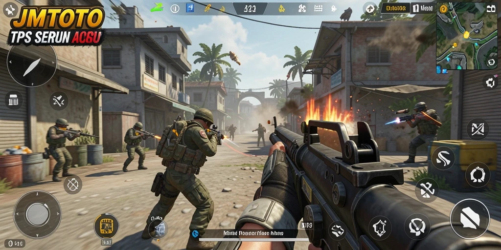 Tampilan gameplay seru di JMTOTO dengan aksi mengagumkan.