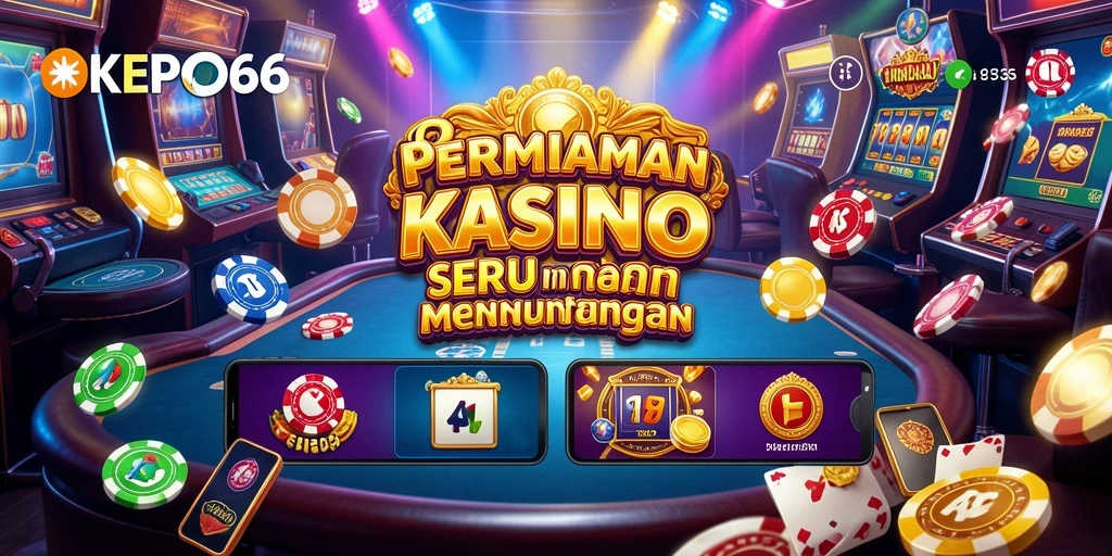 Tampilan gameplay utama KEPO66 yang menarik dan interaktif.