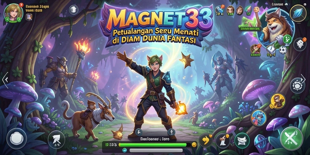 Gameplay MAGNET33 menampilkan petualangan seru dan grafis menawan.