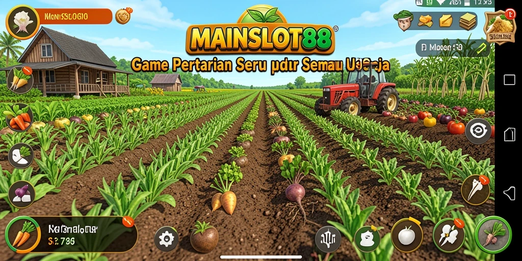 Tampilan gameplay pertanian MAINSLOT88 yang menarik dan interaktif.