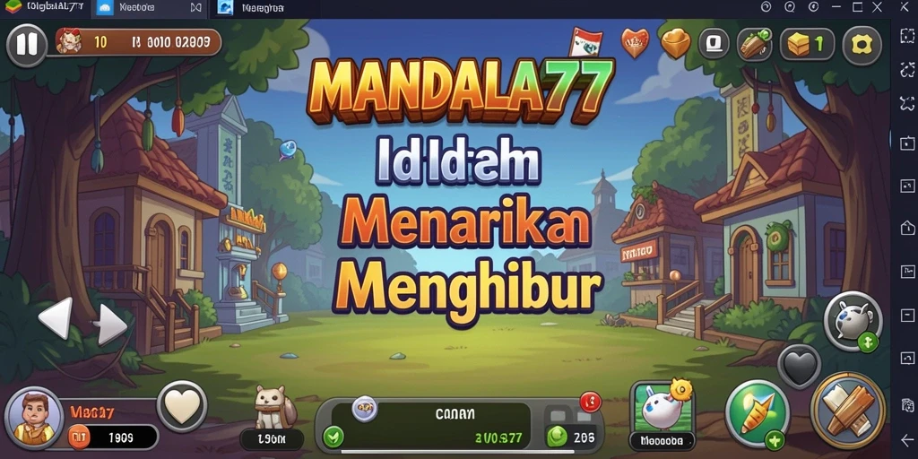 Tampilan menarik gameplay Idle MANDALA77 dengan karakter beragam.