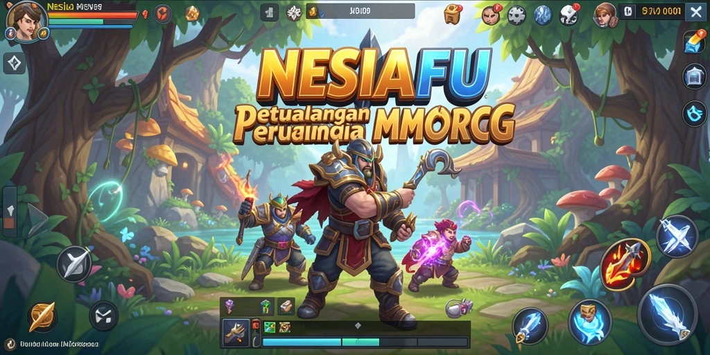 Tampilan gameplay seru di dunia fantasi NESIAFUN.