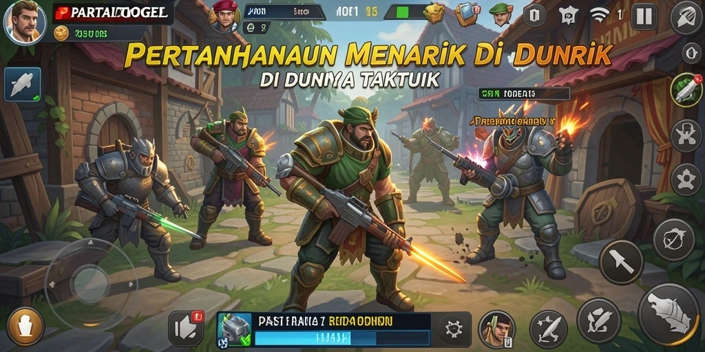 Gameplay seru Tower Defense di PARTAITOGEL.