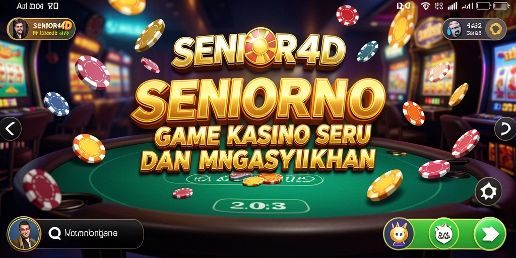 Tampilan dinamis gameplay SENIOR4D yang mengasyikkan.