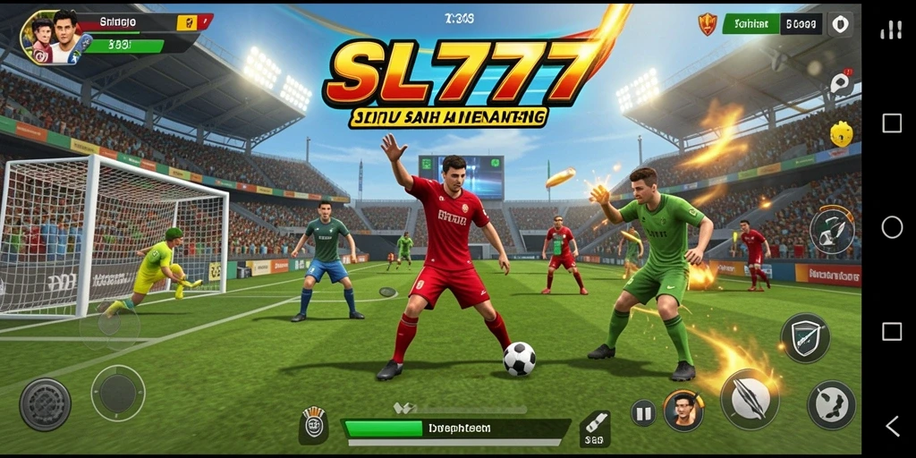 Tampilan menakjubkan dari gameplay SL777 dengan aksi olahraga yang mendebarkan.