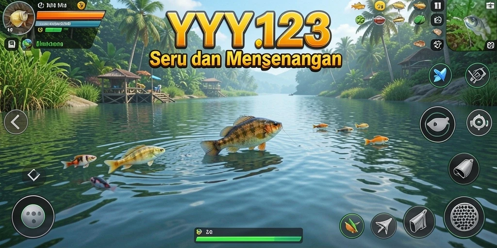 Tangkapan ikan yang memukau dalam permainan YY123.