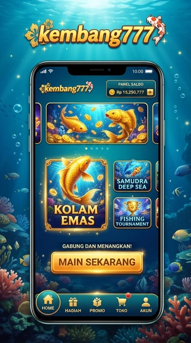 Tampilan antarmuka aplikasi kembang777 yang intuitif.